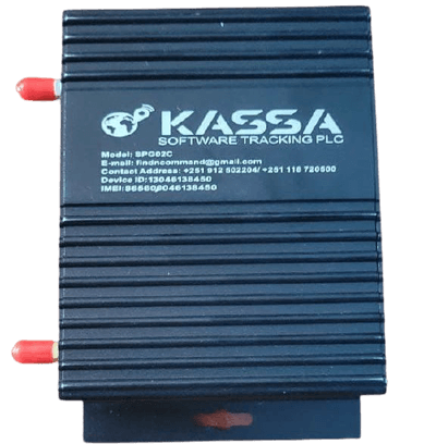 GPS-integrated speed limiter unit supplied and installed by KASSA.